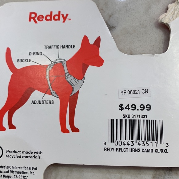 NWT Reddy Dog Harness Green Camouflage Sz LG & MD **BENEFITS ANIMAL RESCUE** - Picture 12 of 12